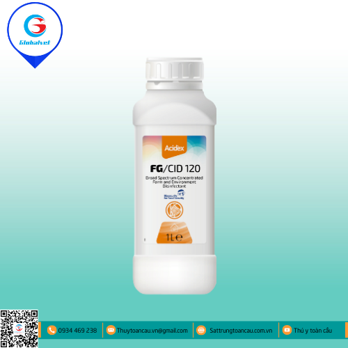 ACIDEX FG CID 120 THUỐC SÁT TRÙNG MẠNH