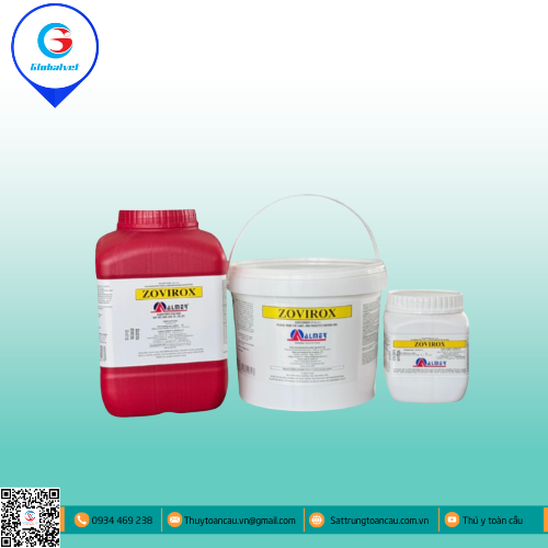 ZOVIROX THUỐC SÁT TRÙNG ĐẬM ĐẶC 